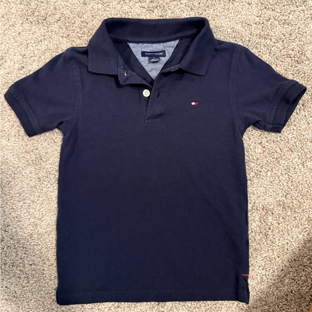 Tommy Hilfiger Navy Kids Polo Shirt